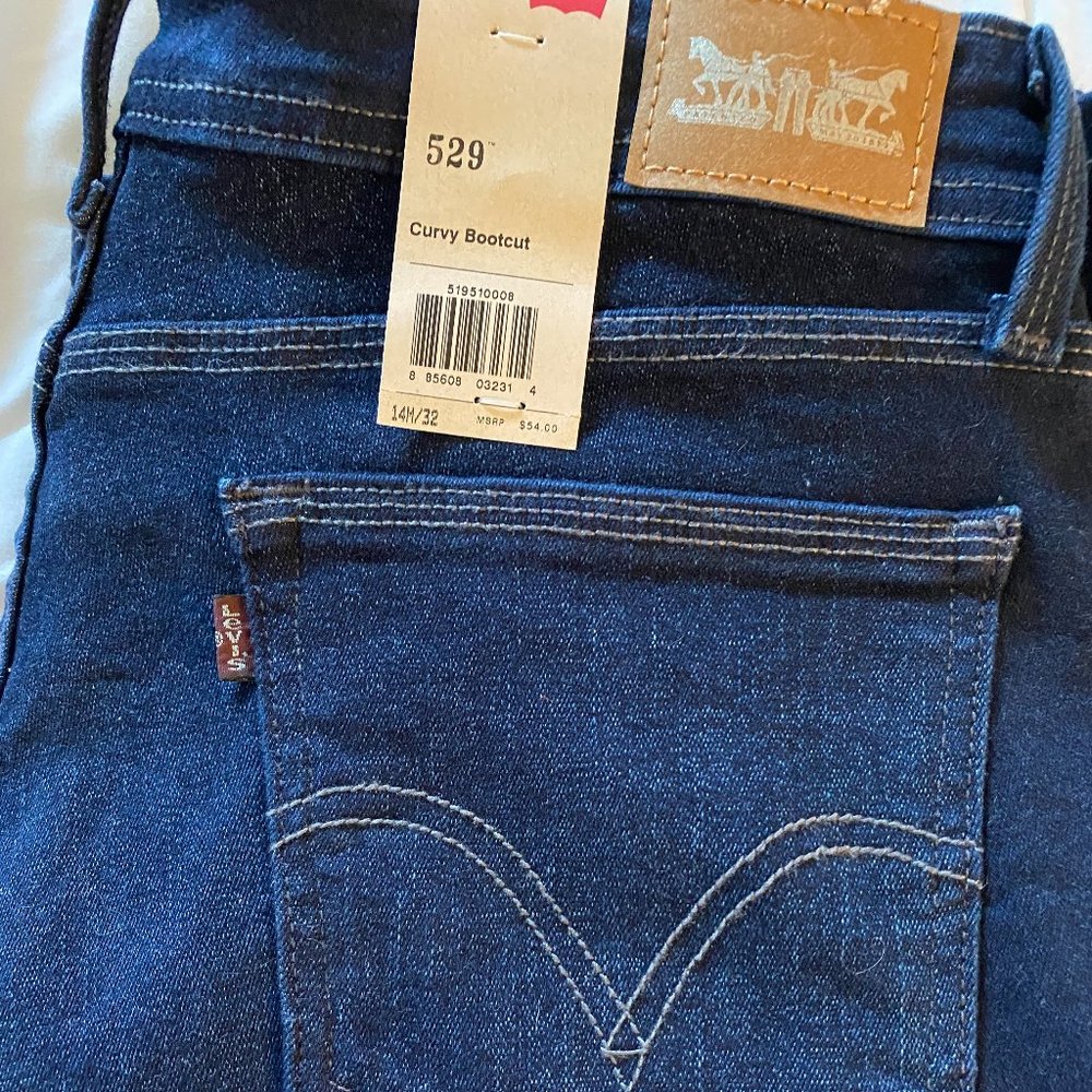 Levis 529 Curvy Bootcut Jeans